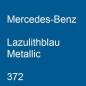 Preview: Mercedes-Benz, Lazulithblau Metallic, 372.